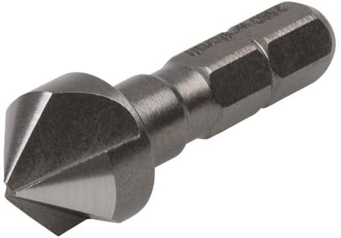 wolfcraft Kegelsenker HSS, Sechskant-Schaft ∅ 12 mm I 2580000 I Für präzises Senken von Bohrlöchern für bündige Verschraubungen in Metall und Kunststoff