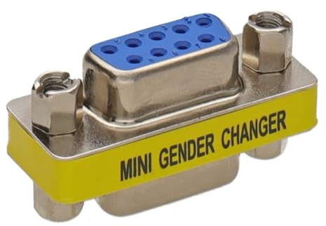 kenable Genderwechsler 9-polig Buchse zu Buchse RS232 Seriell Kupplung Adapter für COM-Port Verbindungen