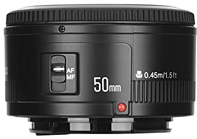 Yongnuo YN 50mm F/1.8 AF/MF Groß Aperture Autofokus Objektiv für Canon EF Mount EOS Camera Kamera LF651