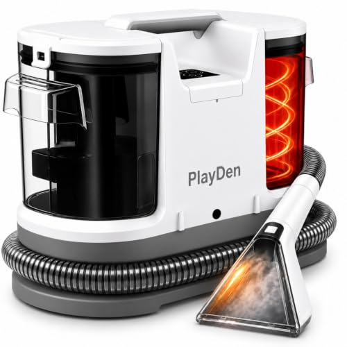450W Polsterreiniger Gerät Nasssauger Waschsauger, 12Kpa Teppichreiniger | Zum Reinigen von Sofa, Teppich, Autositze, Polster und Treppen für Haushalt und Haustiere mit Tierhaarbürste
