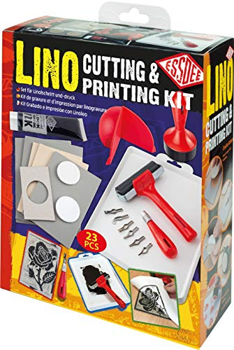 Essdee L5PKR1 Lino-Schneid- und Druckset, 23 Stück