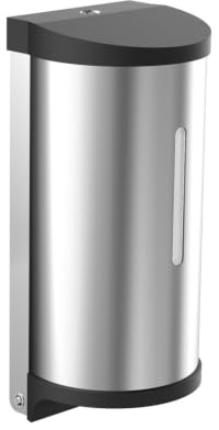 EMCO System 2 Desinfektionsspender zur Stand- oder Wandmontage, sensorgesteuerter Desinfektionsmittelspender ideal für Flüssigseife und Desinfektionsgel, langlebige Desinfektionssäule - Edelstahl