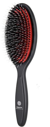 Fidentia Hair Extension Bürste | Pneumatikbürste für Haarverlängerung, Perücke und Toupet | Made-in-Germany
