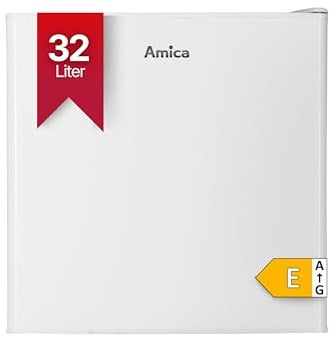 Amica Gefrierbox freistehend 32 l manuelle Abtauung Gefrierfach‑Ablage Eiswürfelbehälter 50 x 48 x 44,5 cm – Gefrierschrank Freistehend Weiß