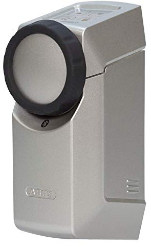 ABUS HomeTec Pro Bluetooth CFA3100 - Elektronisches Türschloss - Haustür Per App Auf Dem Smartphone Öffnen Und Verriegeln - Mit Zugangskontrolle - Silber