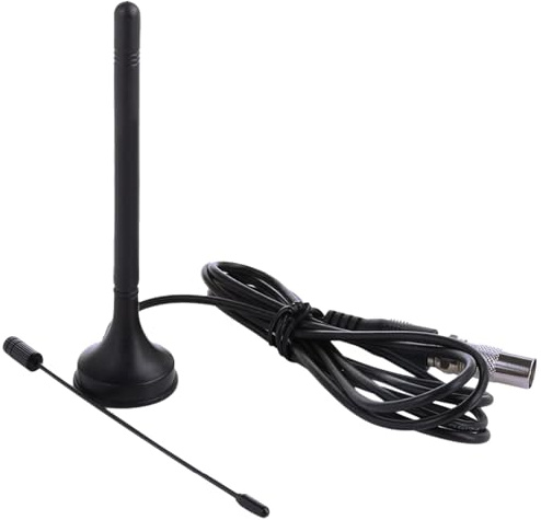 FM DAB Radioantenne | Universelle Innenantenne für Stereoanlagen mit magnetischem Sockel & 3m Verlängerungskabel