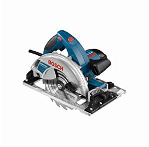 Bosch Professional Kreissäge GKS 65 GCE (inkl. Sechskantstiftschlüssel SW 5, Absaugadapter, 1x Kreissägeblatt für Holz)