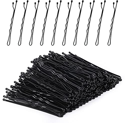 Laicky Haarnadeln bobby pins 200Count Braun Haarnadeln mit Box für Frauen