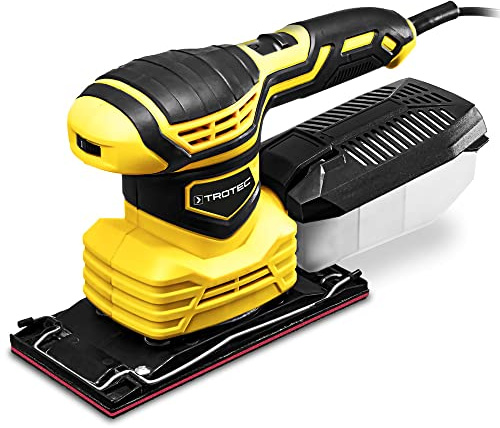 TROTEC Schleifmaschine PMSS 11‑220 – Multischleifer 200 Watt, Drehzahlstufe 14.000-24.000 U/min, Staubfangbox, Dreieckschleifer, Exzenterschleifer und Schwingschleifer