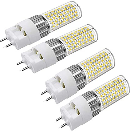 G12 LED-Glühbirne 16W Bi-Pin Corn Light, 4er-Pack, Kaltes Weiß | 6000K, Äquivalent 150W Halogenlicht, 1600 lm Mais Licht, Deckenleuchte Flutlicht für Haus Straße Landschaft Lagerhaus