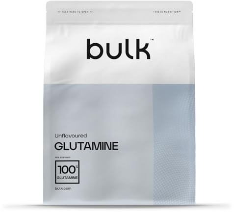 Bulk L-Glutamin Pulver, Aminosäure, Geschmacksneutral, 1 kg