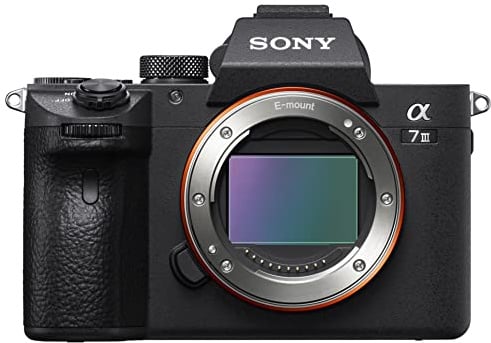 Sony Alpha 7 III Spiegellose Vollformat-Kamera (Schneller 0,02s AF, optische 5-Achsen-Bildstabilisierung)
