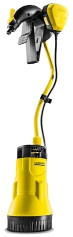 Kärcher Single Kunststoff Fasspumpe BP 1 Barrel (Bewässerung mit Regenwasser, 400 Watt, 3800 l/h), Gelb