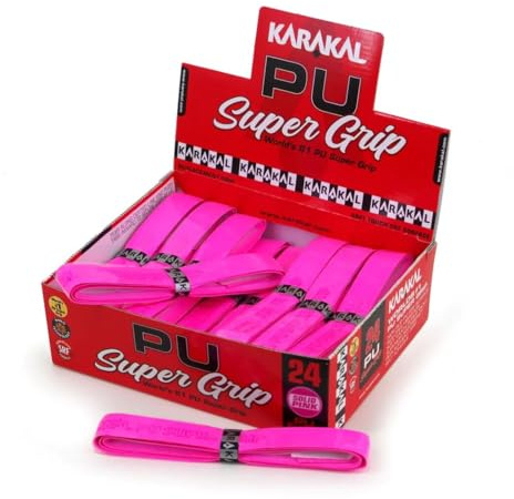 KARAKAL - PU Super Grip - selbstklebendes Griffband für Badminton, Squash, Tennis, Hockeyschläger oder Eisstock - verschiedene Verpackungsgrößen - verschiedene Farben