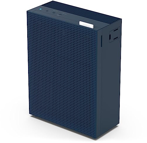 COWAY Luftreiniger Zuhause Schlafzimmer, Haustiere, AIRMEGA 150, Marineblau | ECARF & Quiet Mark, CADR 281 m³/h, Schlafmodus 20 dB, waschbarer Vorfilter, HEPA für Allergiker, Rauch, Pollen & Tierhaare