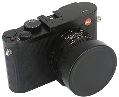 Haoge Cap-LQ-N Objektivdeckel aus Metall, für Leica Q Q2 Q3 Q3-43 Q-P QP Typ 116 Typ116 Kamera schwarz