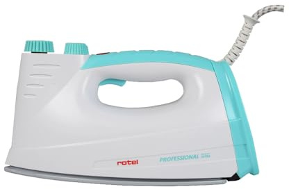 Rotel Professional Extra Dampfbügeleisen Edelstah-/ Keramiklsohle 5bar 800W hoher Dampfdruck beste Gleitfähigkeit kein Verbrennen/Versengen von Textilien … (Keramiksohle Grün)
