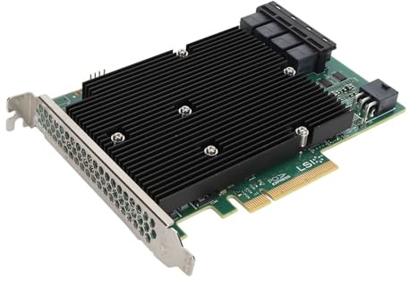 LSI SAS 9300 16I HBA Karte, 12 Gbit/s SATA SAS Port HBA Host Bus Adapter Karte für für Linux für VMware für Freebsd