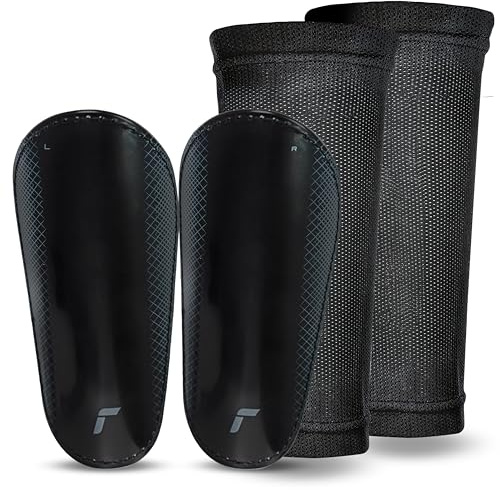 Reusch Schienbeinschützer für Kinder & Erwachsene | leicht & schützend | Größe S-XL, Unisex, mit EVA-Polsterung, fester Sitz durch Netz-Manschette, Shin Guard Compact Supreme