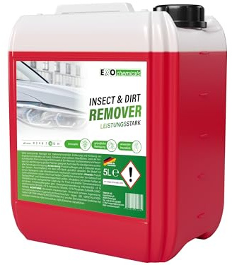 EXO Insect & Dirt Remover | Insektenentferner Auto & Vogelkot Entferner | Schmutzlöser & Vorreiniger | material- und lackschonend | selbsttätig (5 Liter)