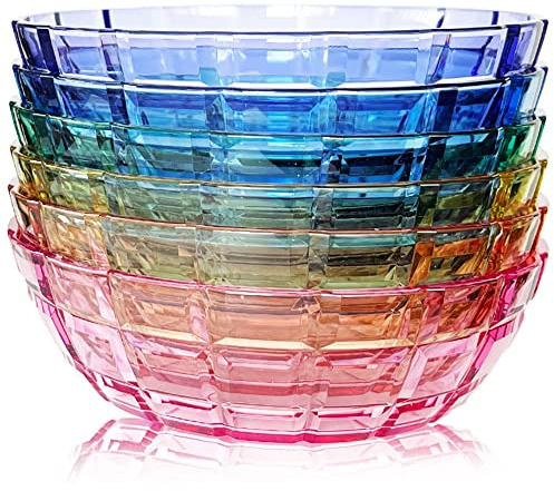 SCANDINOVIA - 400ml unzerbrechlich Premium kleine Schalen - 6er Set - Tritan Kunststoff - BPA frei - spülmaschinenfest