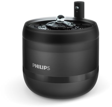 Philips Pet Series Katzenbrunnen, Intelligenter Trinkbrunnen, Auslaufschutz, Nachfüllüberwachung, Bewegungsaktivierung, Flüsterleise (PAW3210/02)