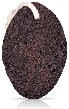 Natur Bimsstein aus Lavastein, Extra Groß 10-12 cm, Fußpflege Pediküre Hornhaut Entferner Vulkanlava Vulkanstein Pumice Stone, Hornhautentferner für Füße und Hände (1 Stück)