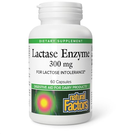 Natural Factors, Enzym Laktase, 9000 FCC ALU, 60 Kapseln