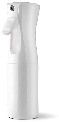 SURPN Haarspray-Zerstäuberflasche, 200ml nachfüllbare Feinnebel-Zerstäuberflasche, ultrafeiner kontinuierlicher Wasserzerstäuber für Salon, Gartenarbeit, Pflanzen & Hautpflege -Weiß