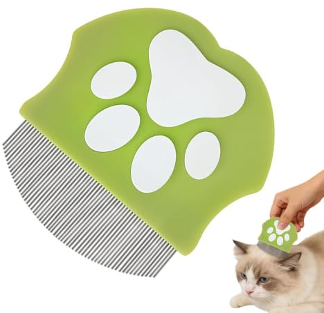Augenkamm für Hunde Edelstahl Entfilzungswerkzeug | Katzen-Entfilzungskamm Für Langhaar und Kurzhaar, Welpen, Kätzchen, Badezeit, zu Hause, Tierarzt, -Spa und tägliches Bürsten