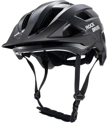 ROCKBROS Fahrradhelm für Jugendliche, Kinderhelm mit Abnehmenbarem Visier, Sicher Tiefe Passform Optimale Belüftung, Kinder Helm für Radfahren Skateboard Schulweg Waldtour Roller Schwarz
