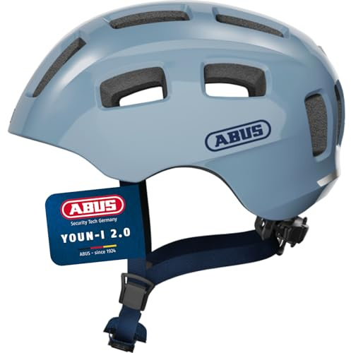 ABUS Unisex, Fahrradhelm, Hellblau (Glacier Blue), M (52-57 cm)