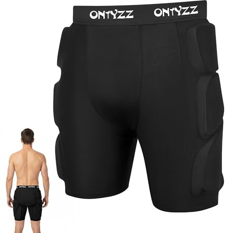 3D Skater Schutzhosen für Schutz Hüfte, Po & Steißbein Gepolsterte Schutz-Shorts für Snowboarding, Skaten und Skifahren Polster Protektorenhose