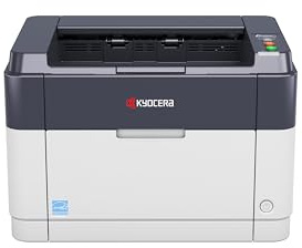 Kyocera Klimaschutz-System Ecosys FS-1061DN Monochrome-Laserdrucker. 25 Seiten A4 pro Minute. Schwarz-Weiß Drucker. USB 2.0, 1.200 dpi, Duplex, 4105009, mit Netzwerkschnittstelle und Duplexfunktion