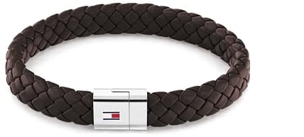 Tommy Hilfiger Jewelry Armband für Herren aus Leder - Erhältlich aus Schwarz oder Braun