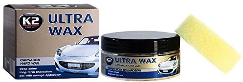 K2, Auto-Wachs / Politur, Carnaubahartwachs, UV-Schutz, Wasser-Abperleffekt, 250 g, mit Applikator