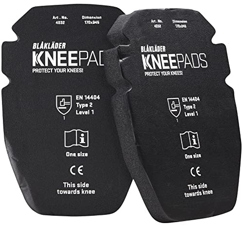 Blaklader 403212079900onesize Kniepolster Gel, 25 mm, Schwarz, Taille Unique