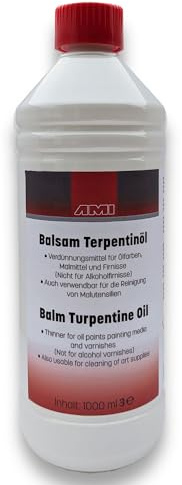 CREATIV Discount ® Balsam Terpentin-Öl 1000ml Kunststoffflasche