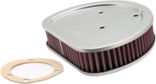 K&N HD-1499 Motorrad Tauschluftfilter | kompatibel mit Harley Twin Cam 1999-2007 Softail Modelle 2008-2010 (HD-1499)