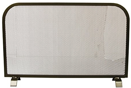 Imex El Zorro Feuerschutzgitter Simple 66,5 x 40 cm ab Sockel 43 cm schwarz 12201-N