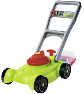 Simba Rasenmäher – Kinderspielzeug mit Auffangkorb, realistische Mähfunktion, stabile Kunststoffausführung, fördert Bewegung & Rollenspiel, Outdoor-Spielzeug, 28x52 cm, Griffhöhe 43 cm, ab 3 Jahren