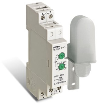Perry 1IC7053N Dämmerungsschalter, Externe Sonde, Weiß