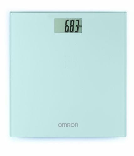 OMRON HN289 Personenwaage Digital – Automatisches Ein-/Ausschalten, extra dünn, einfach zu bedienen und stilvolles design für jedes Badezimmer