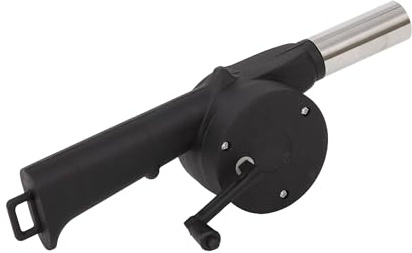 tepro Grillgebläse, handbetriebene Anzündhilfe für Grill / BBQ aus Kunststoff, Schwarz