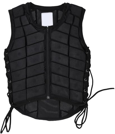 POENVFPO Jungen Mädchen Reitweste Schutz Weste Ausrüstung, Unisex Komfortable Schaum Brett Reiten Training Weste (CM)