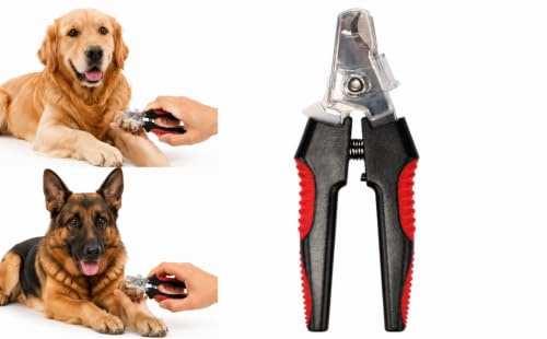 Flamingo krallenschere für Hunde - Professioneller Krallenschneider Knippie Groß - 5,7 x 16 x 2,1 cm, Ideal für Labradore, Deutsche Schäferhunde, Rottweiler und Golden Retriever unz. (XL)
