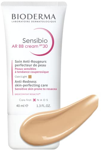 Bioderma Sensibio AR BB Creme, Lichtschutzfaktor 30, Haut perfektionierende Anti-Rötungs-Pflege, 40 ml