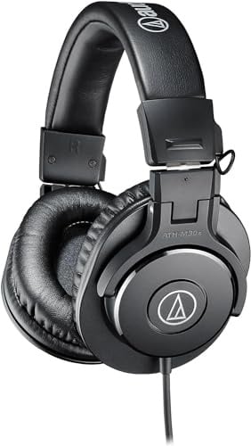 Audio-Technica M30x Professioneller Monitorkopfhörer Schwarz