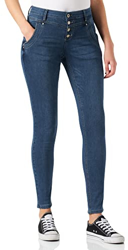Cream Damen Crsammy Baiily Fit Jeans, Rich Blue Denim, 28W x 30L