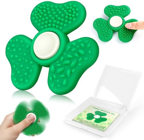 Fidget Spinner Spielzeug, Trefoil Hand Sensory für Erwachsene Büro Schreibtisch Spielzeug, Textured Fidget Spielzeug für Party Favours